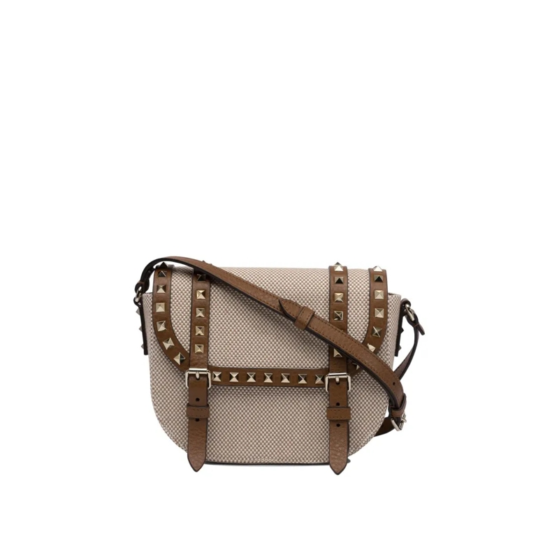 Valentino Garavani Schultertasche "Rockstud" Shoulder Bag Brown
