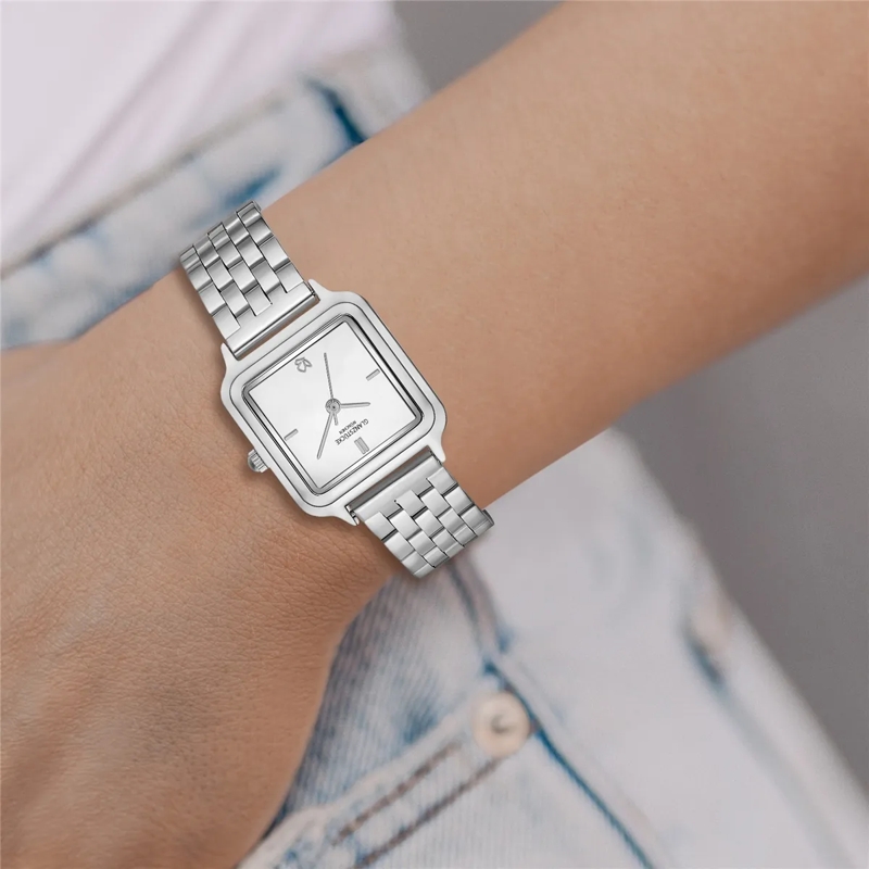 Glanzstücke München Automatikuhr Damen Armbanduhr Edelstahl silber(Image 2)