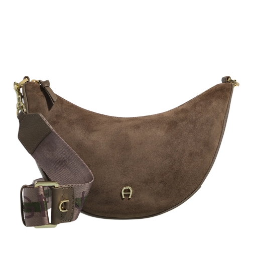 AIGNER Zita Coal Brown Sac à bandoulière