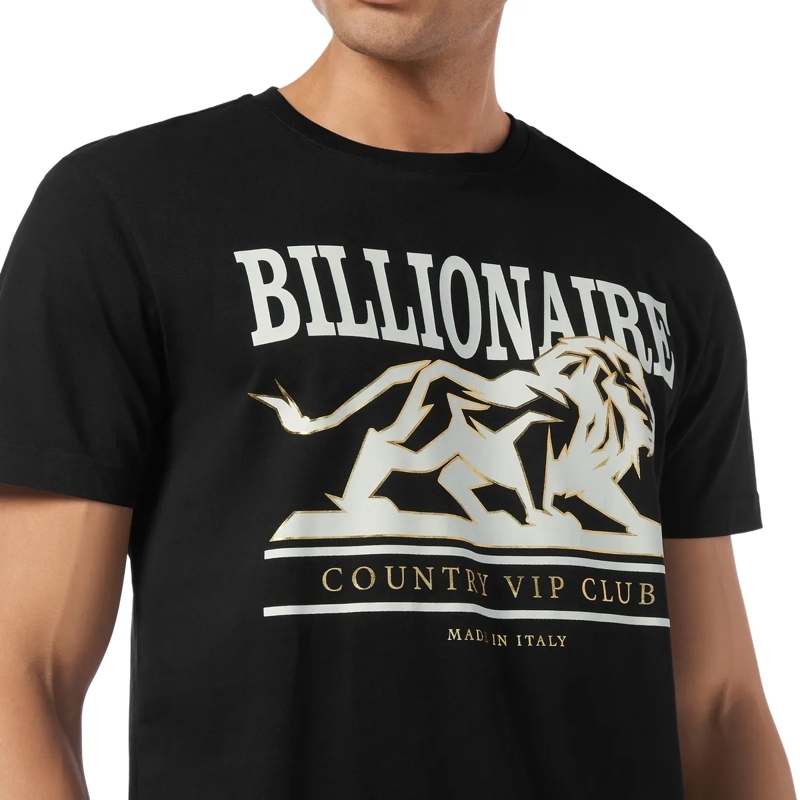 BILLIONAIRE T-Shirt T-Shirt Rundhalsausschnitt Ss Lion schwarz(Image 4)
