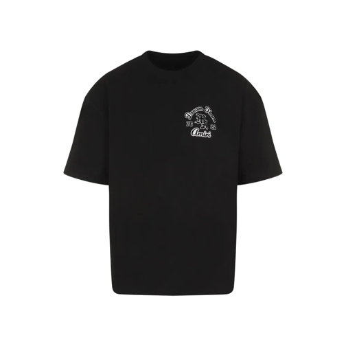 Amiri Black Cotton Dream Team Oversized Tee Black T-tröjor