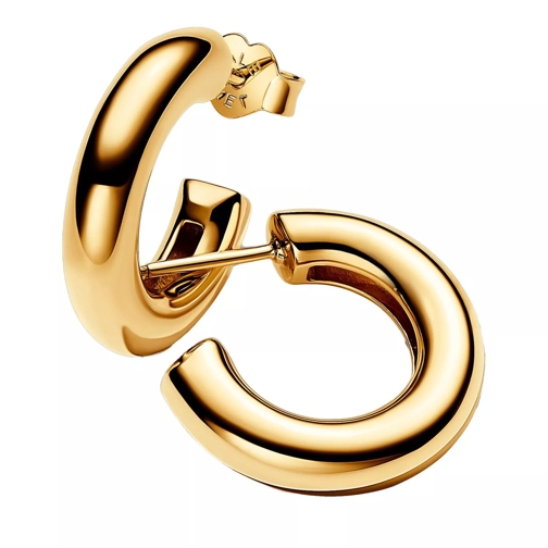 Pandora Creole 14k Gold-plated hoop earrings Golden