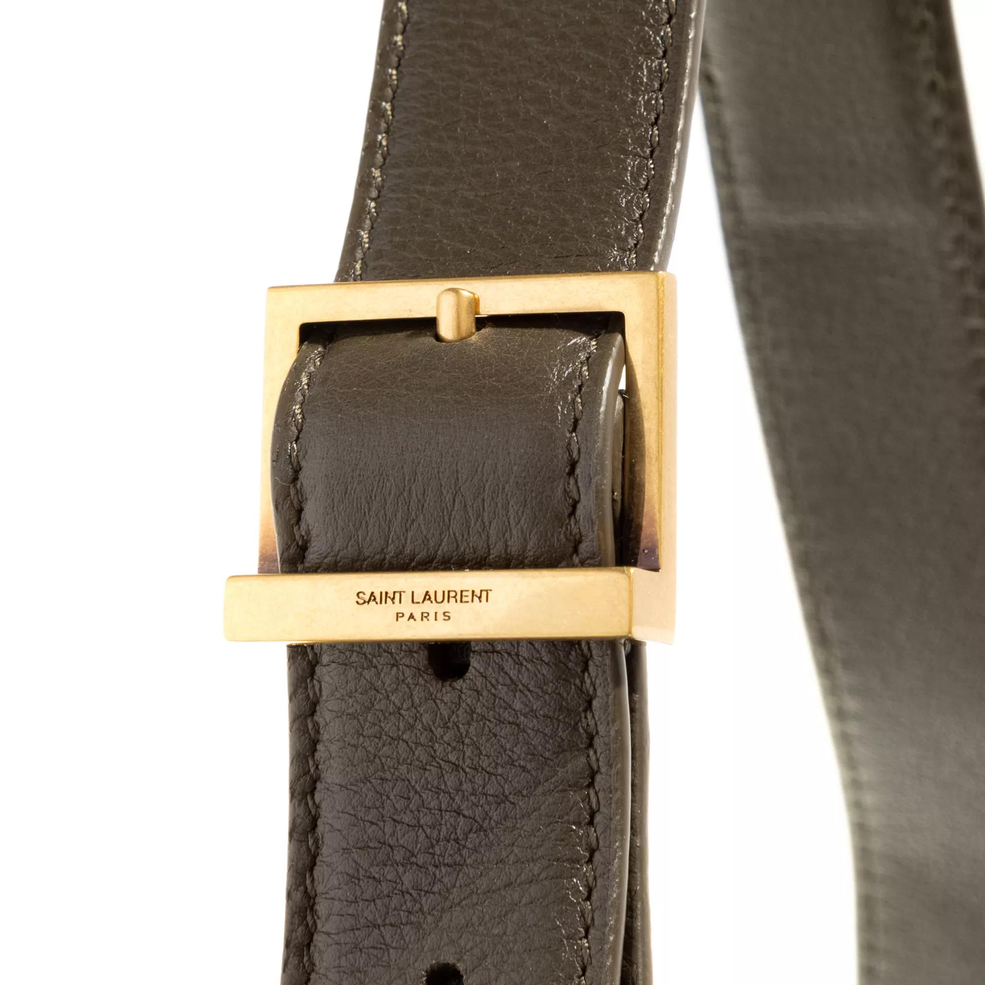 Saint Laurent Hobo bags Le 5 À 7 Supple Small In Grained Leather in bruin