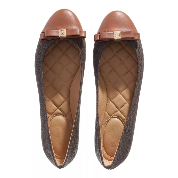 Michael Kors Andrea Ballet Brown Ballerina Slipper