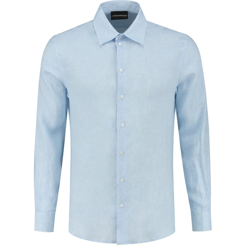 Emporio Armani Haut décontracté Shirt blau