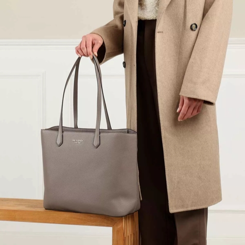Kate Spade New York Tote Veronica Pebbled Leather Large Tote Mineral Grey (Image 2)