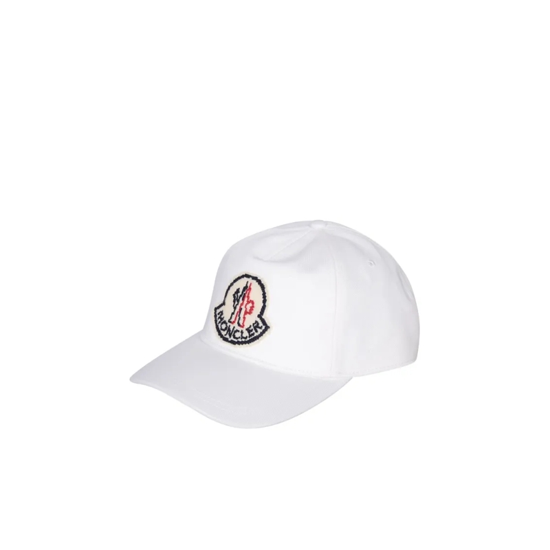 Moncler Hut White Technical Fabric Baseball Cap White