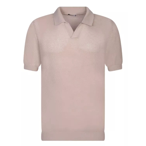Tagliatore Cotton Polo Shirt Brown 