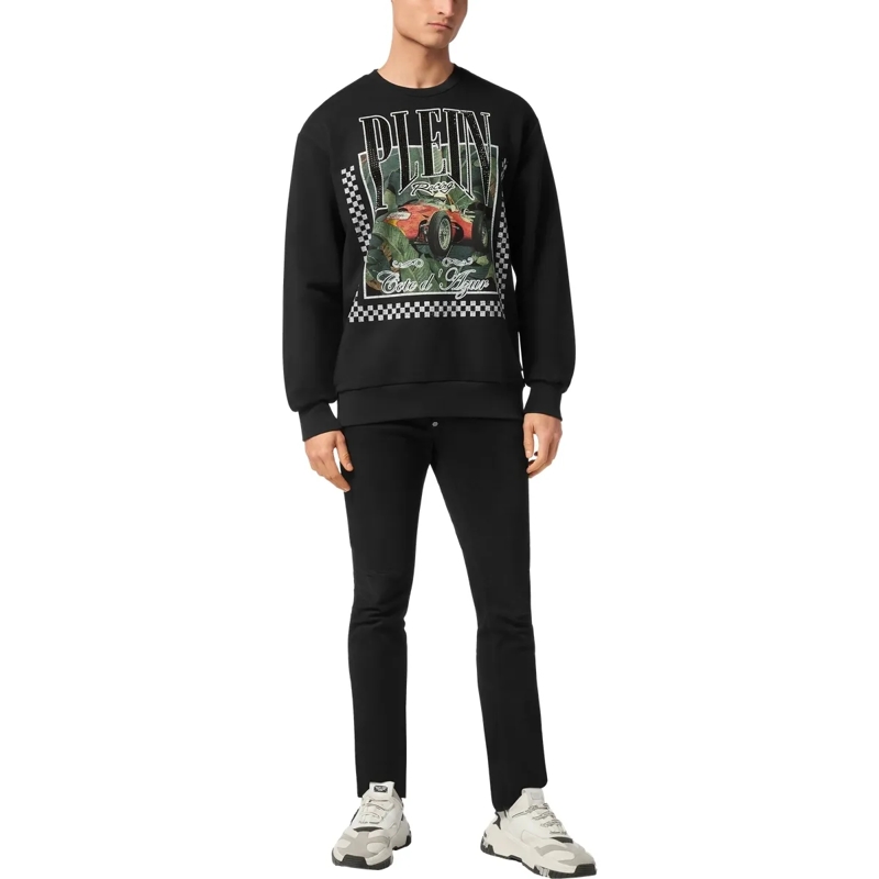 Philipp Plein Top Sweatshirt Racing schwarz(Image 4)