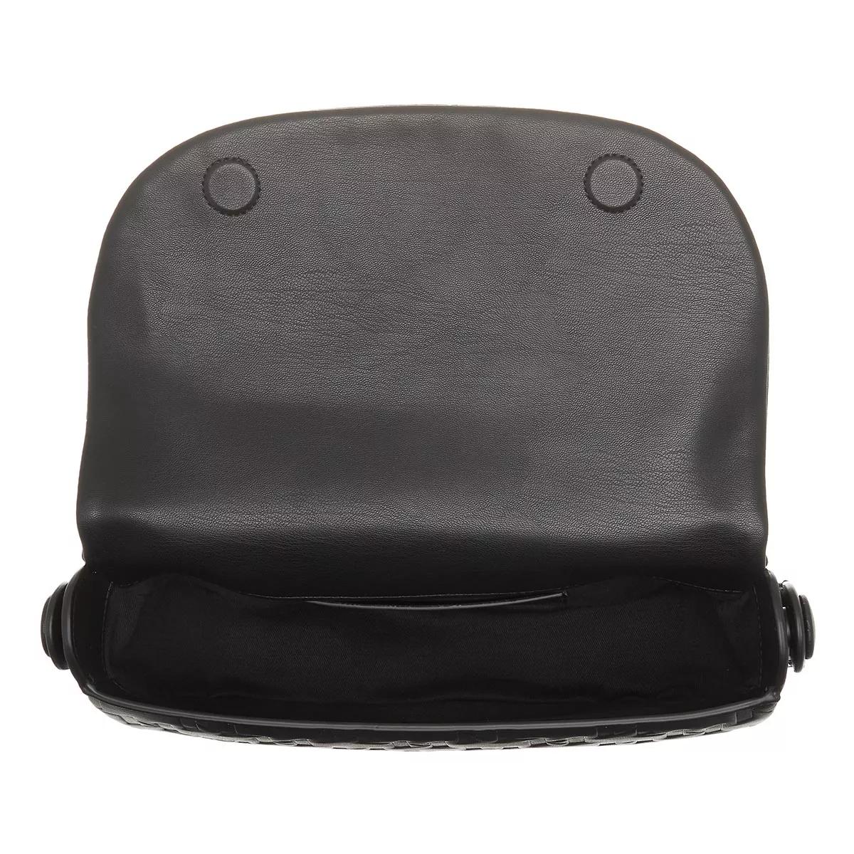 Karl Lagerfeld Swing Baguette Handbag, Women's, Size: One Size, Black