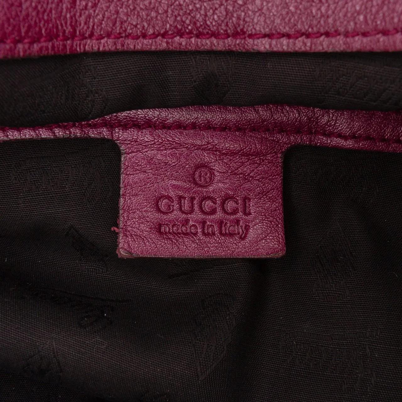 Thumbnail - Gucci Hobo Bags - Medium Metallic Leather Galaxy Chain Shoulder Bag - Gr. unisize - in Orange - für Damen