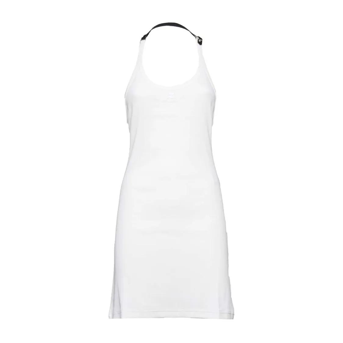 Thumbnail - Courrèges - Holistic Buckle 90'S White Cotton Short Dress - Größe M - weiß