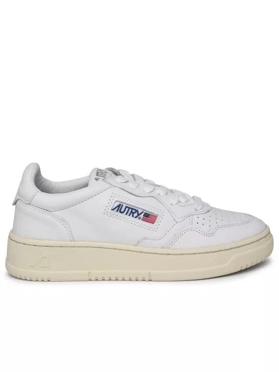 Autry International Sneakers - Medalist%27 Sneakers In White Leather - Gr. 36 (EU) - in Weiß - für Damen