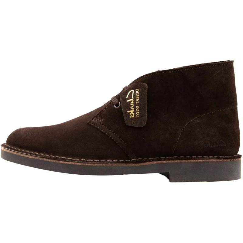Clarks Bottes Stivaletto Desert Suede Marrone braun