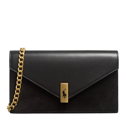 Polo Ralph Lauren Portefeuille sur chaîne Wallet On A Chain Small Black