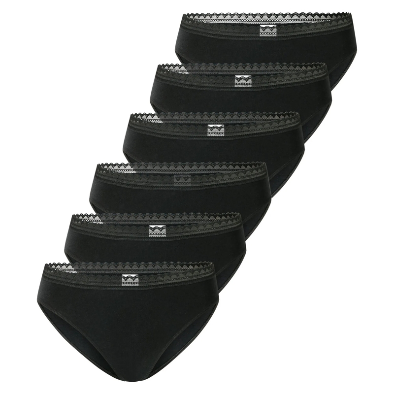 SCHIESSER  6er Pack schwarz