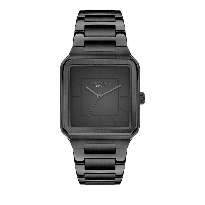 Liebeskind Berlin Automatikuhr Edelstahl Armbanduhr schwarz