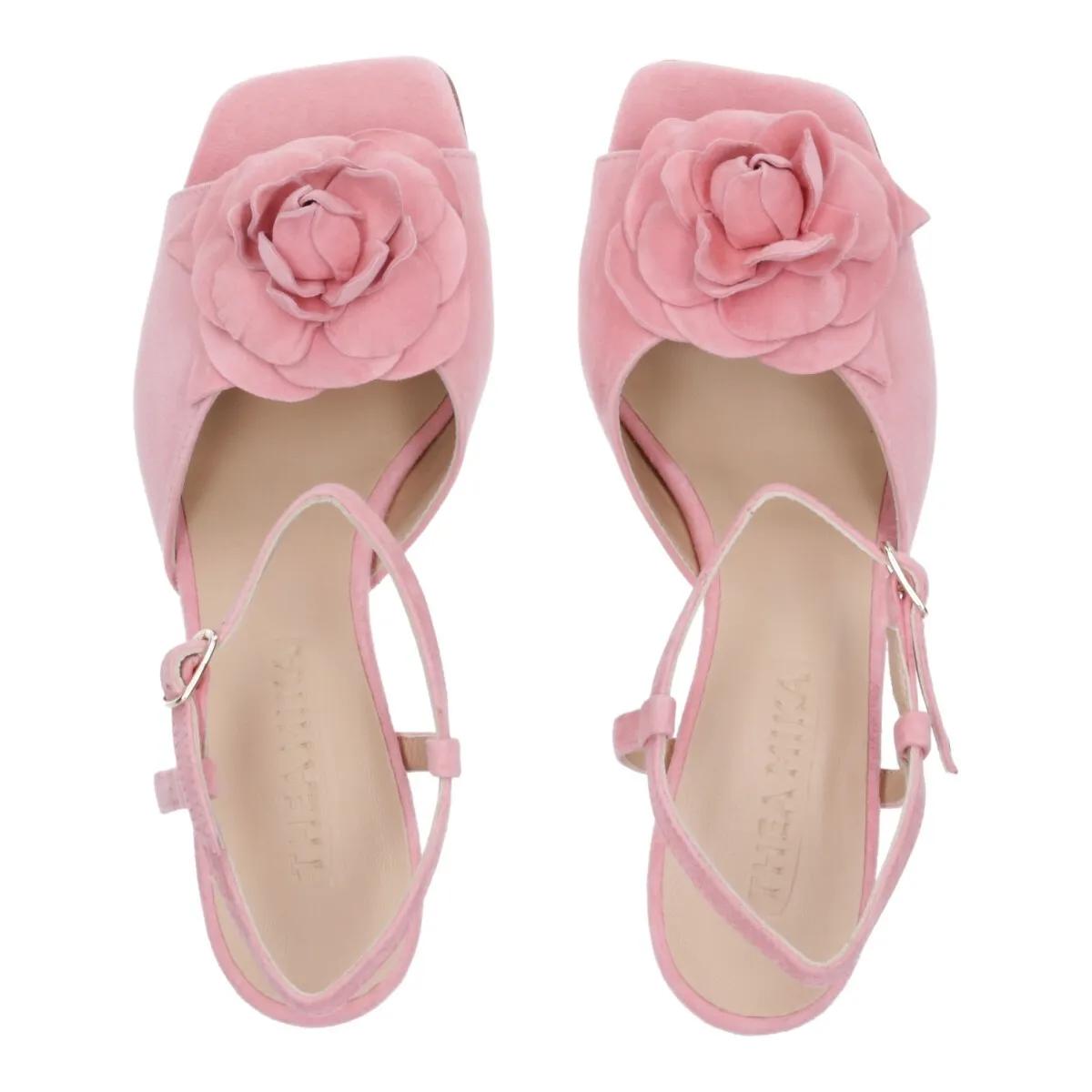 Thumbnail - Thea Mika Sandaletten mit Absatz - Sandalen - Gr. 38 (EU) - in Gold - für Damen