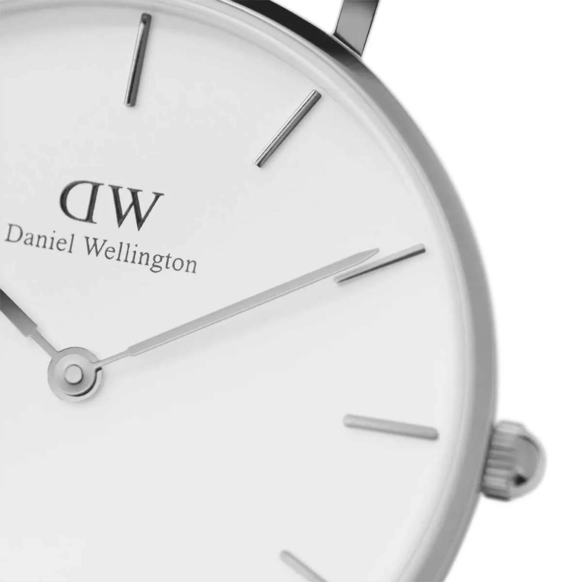 Thumbnail - Daniel Wellington Uhr - Classic Petite Sterling 28 mm - Gr. unisize - in Silber - für Damen