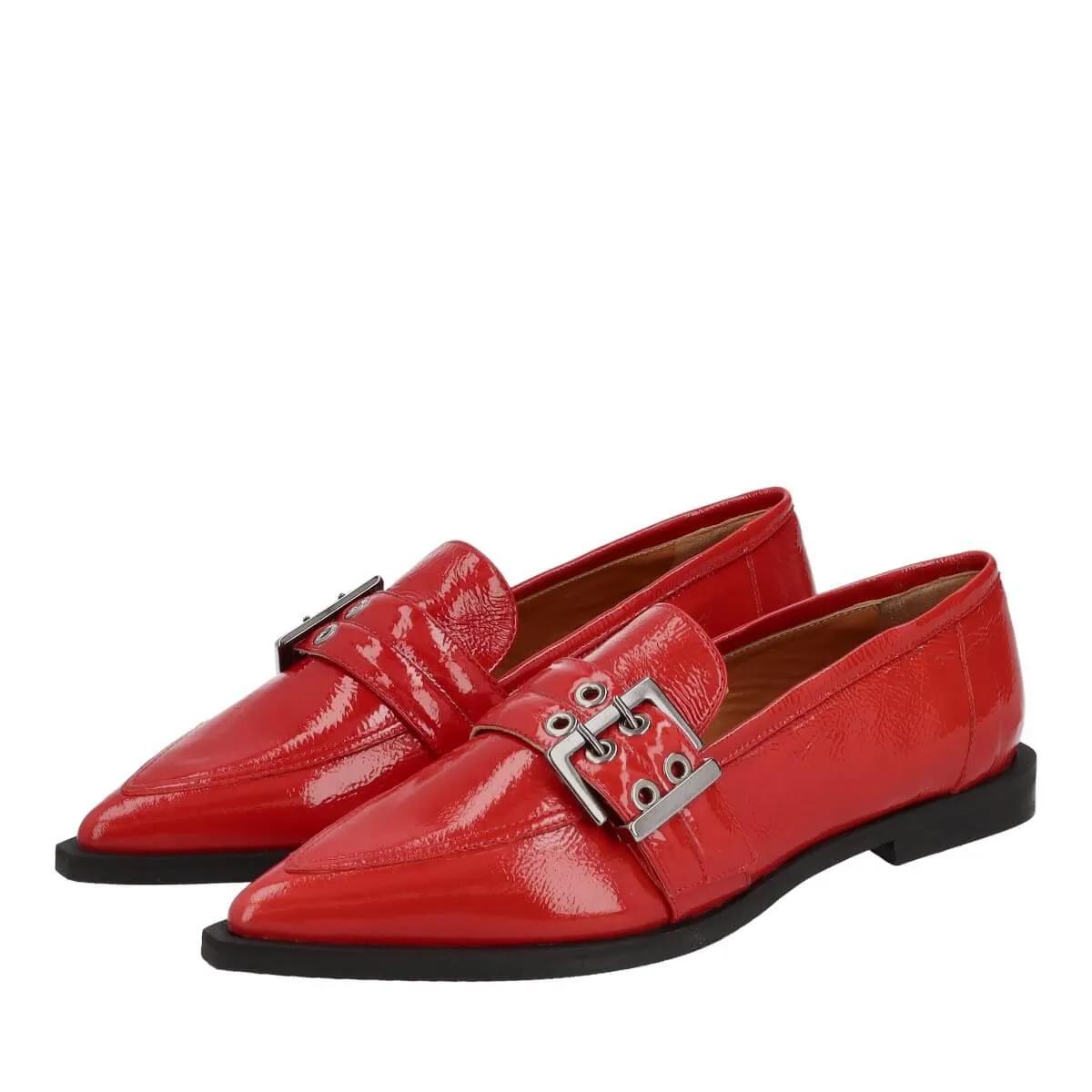 Thumbnail - Thea Mika Slipper & Pantoletten - Mokassins - Gr. 41 (EU) - in Rot - für Damen