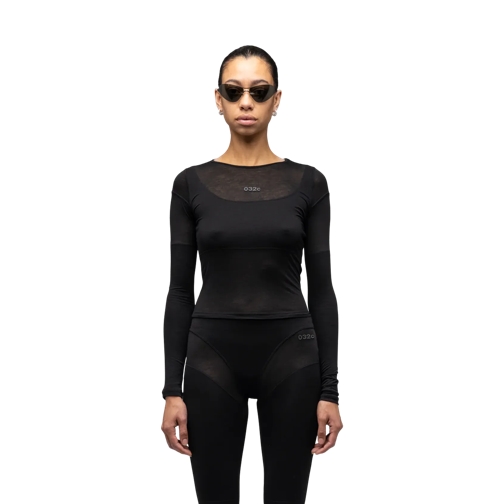 032c Hauts à manches longues Pilates Mom Longsleeve black black