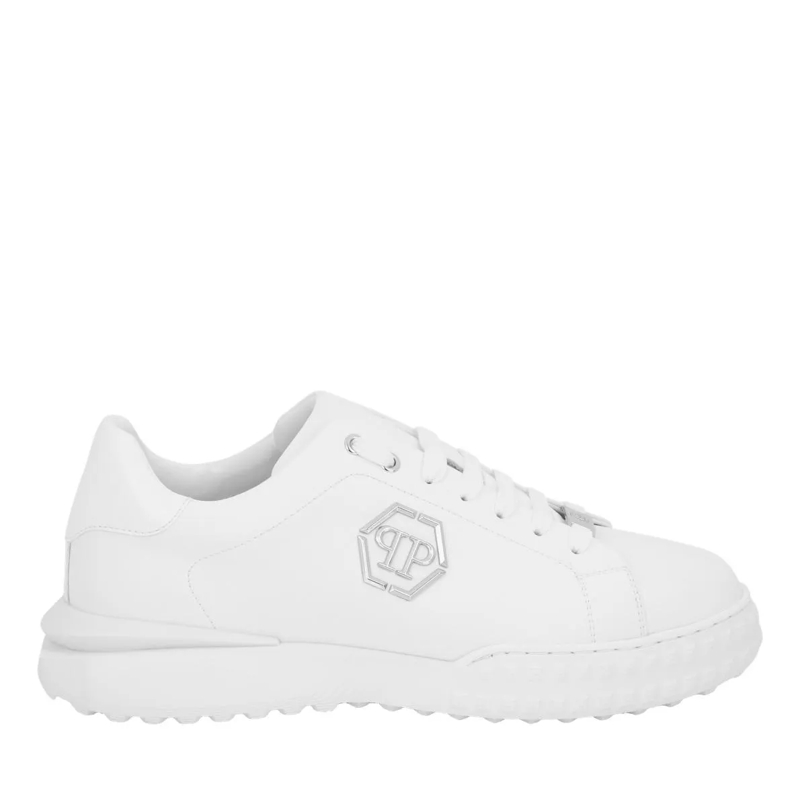 Philipp Plein Low-Top-Sneaker Lo-Top Turnschuhe Hexagon weiss