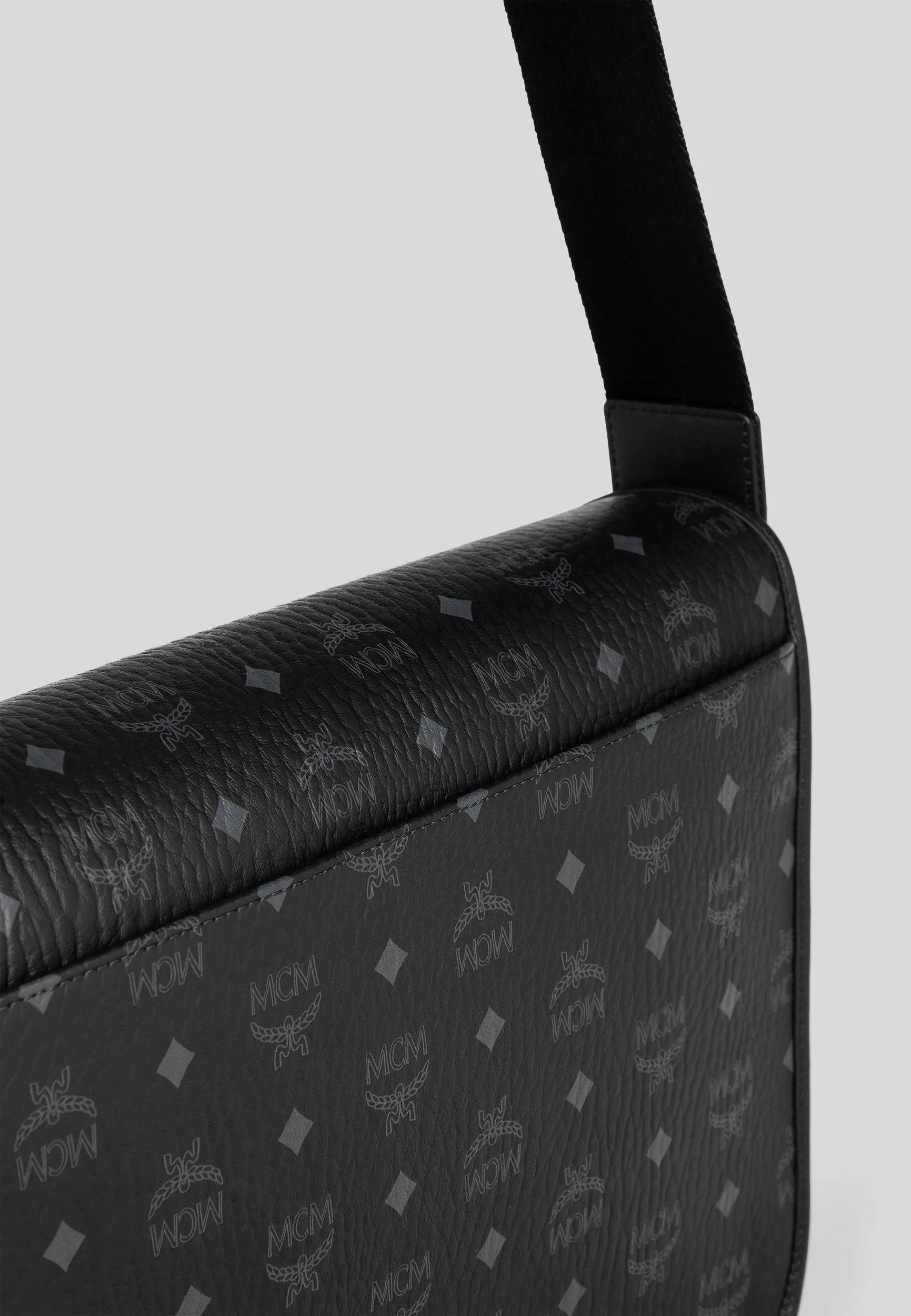 Thumbnail - MCM Crossbody Bags - Aren Messenger-Tasche in Visetos - Gr. unisize - in Schwarz - für Damen