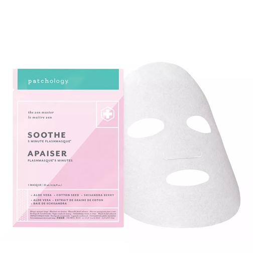 Patchology FlashMasque FlashMasque® Soothe 5 Minute Sheet Masks 4 Pack Tuchmaske