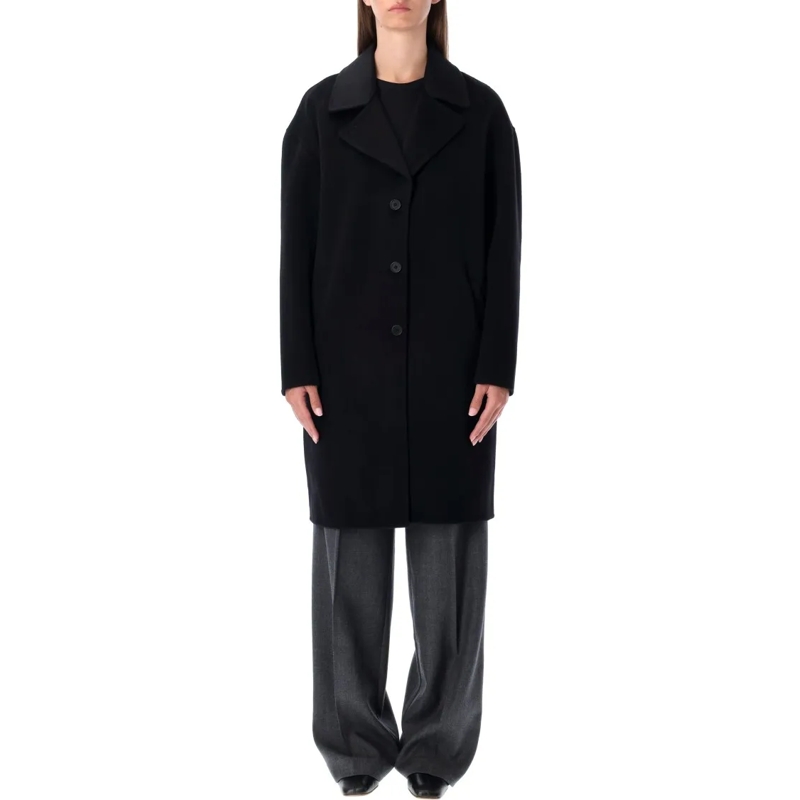 Anine Bing Manteaux de tanche Portia Coat Black