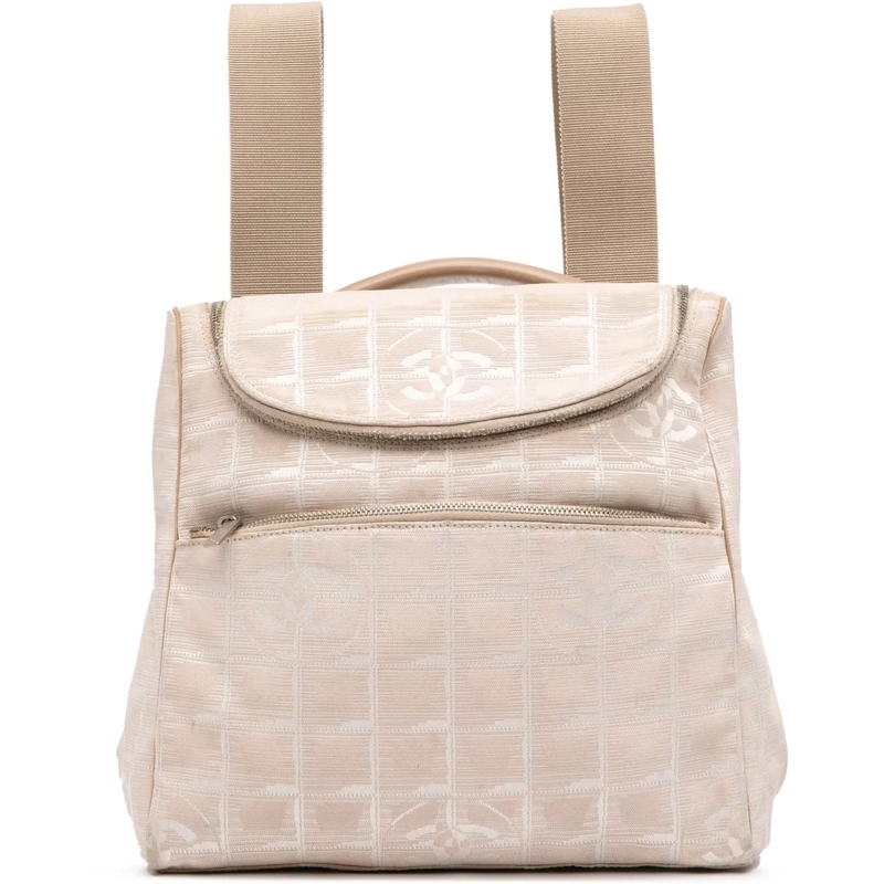 Chanel Sac à dos New Travel Line Nylon Backpack braun