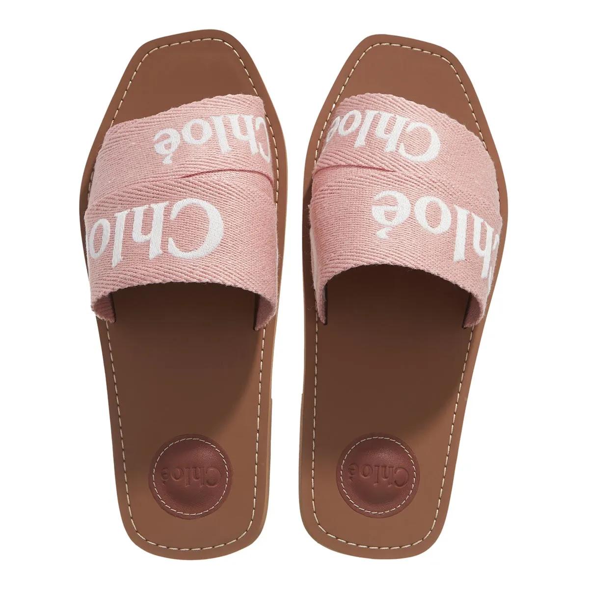 Thumbnail - Chloé Slipper & Pantoletten - Woody Flat Mule - Gr. 36 (EU) - in Gold - für Damen