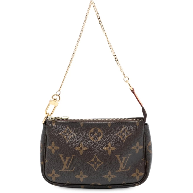 Louis Vuitton Fourre-tout Monogram Mini Pochette Accessoires braun
