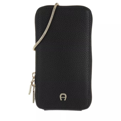 AIGNER Fashion Phone Bag Black Sac pour téléphone portable