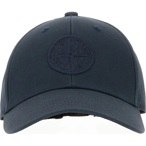 Stone Island  Stone Island Navy blue cotton baseball cap blau