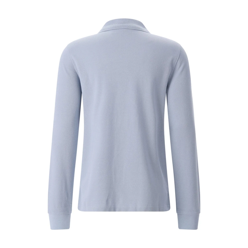 Belstaff Poloshirt Langarm-Poloshirt aus Baumwolle blau(Image 3)