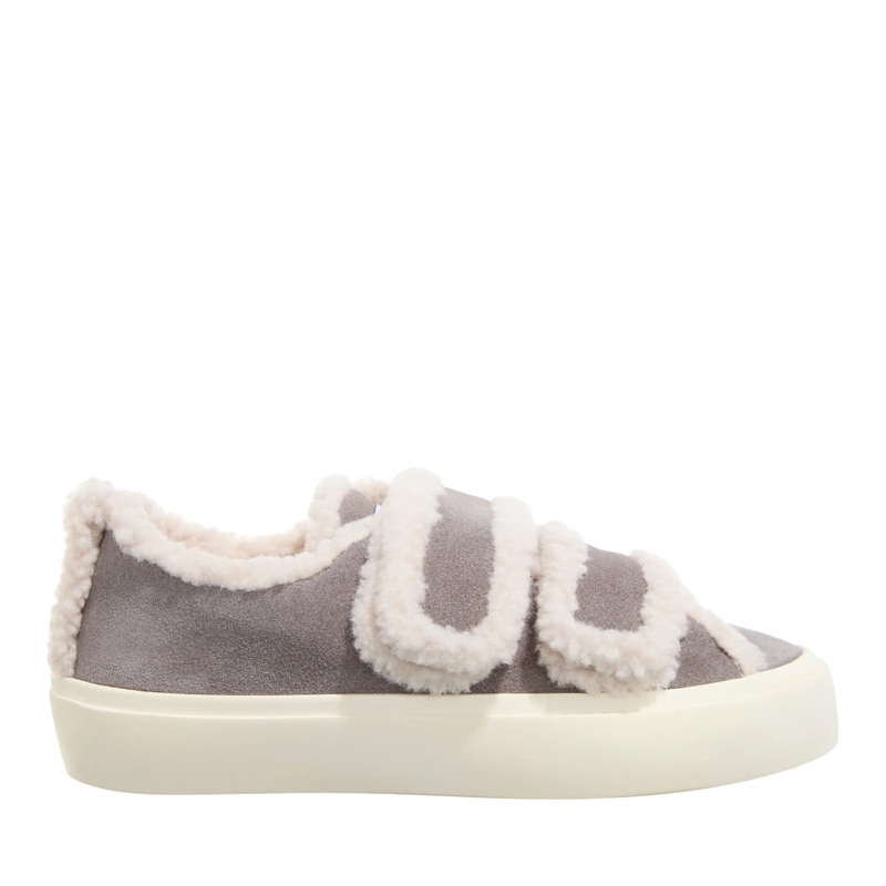 INUIKII Low-Top-Sneaker Shearling Low Velcro Grey