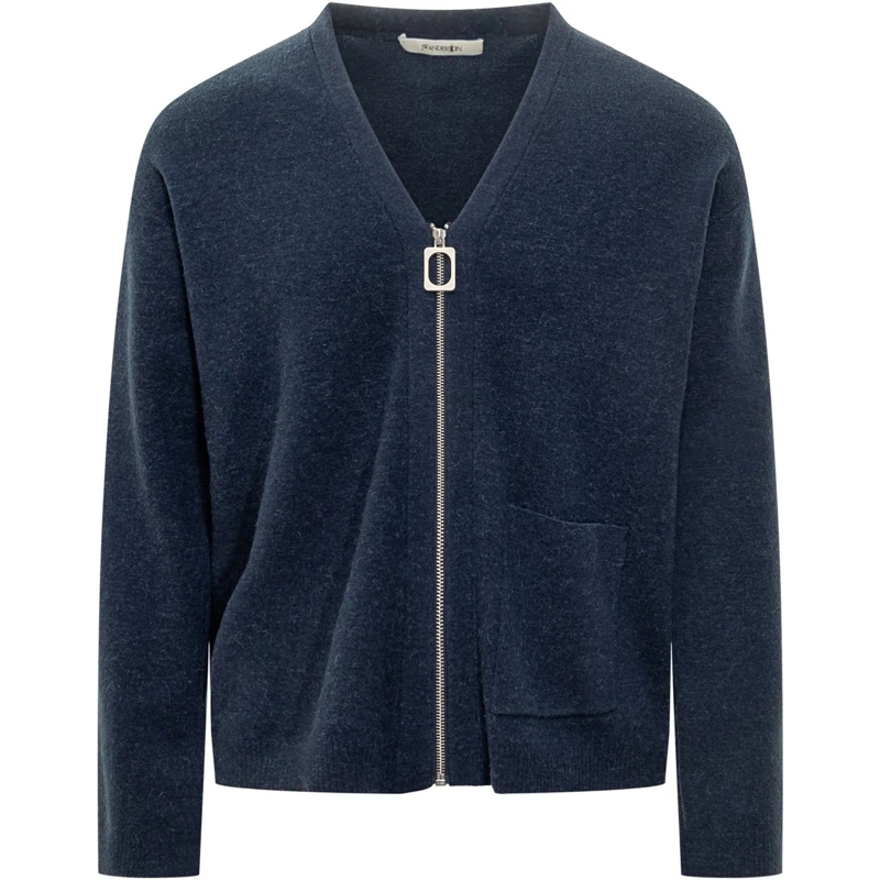J.W.Anderson Weste Cardigan Zip Blu Navy J.W Anderson dunkelblau