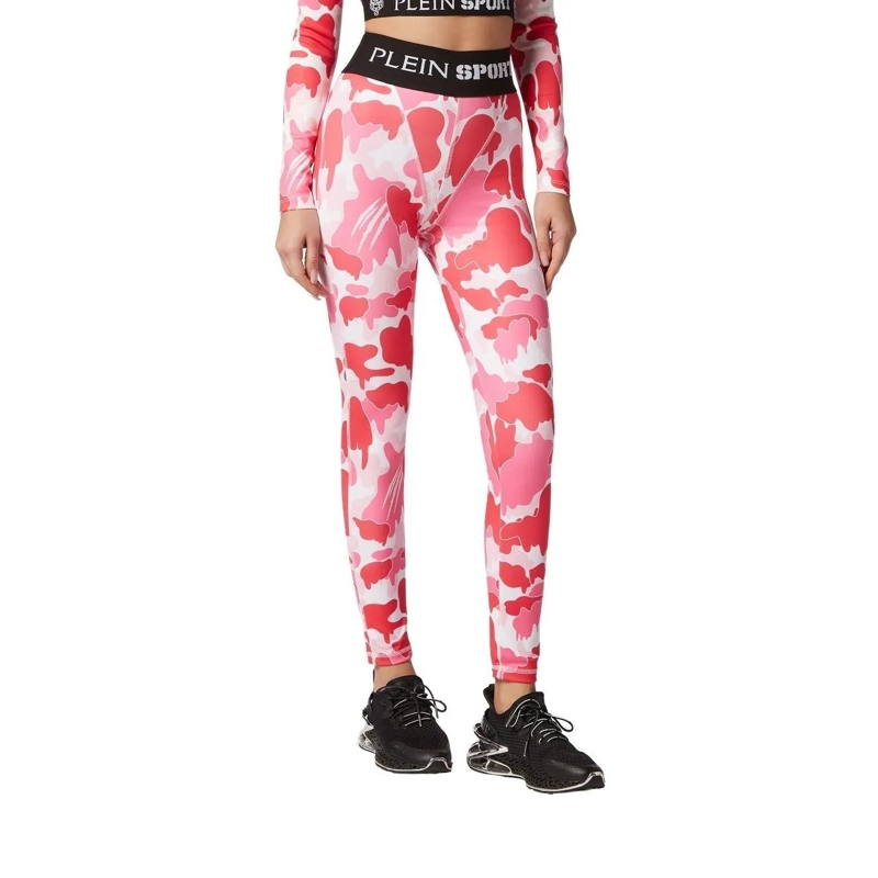 Plein Sport Leggings Leggings Camouflage fuschsia(Image 3)