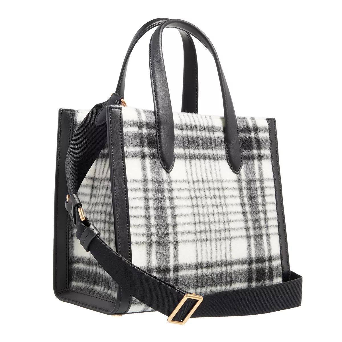 Kate spade black hot sale and white plaid purse