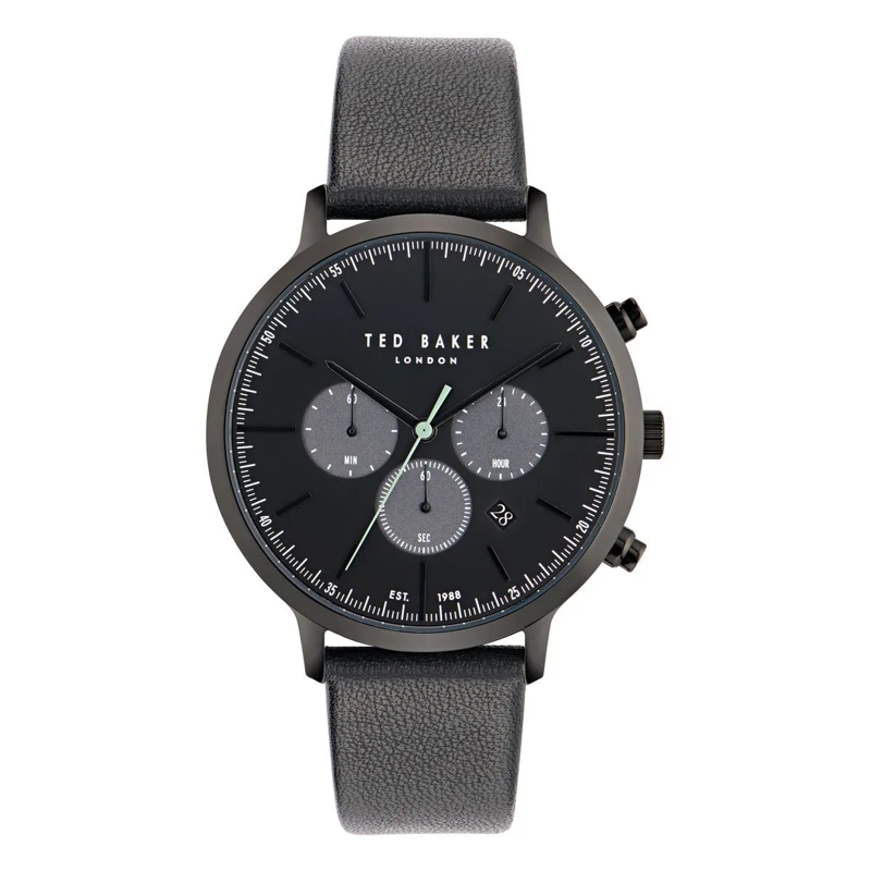 Ted Baker Automatikuhr Analoguhr Haarvin schwarz