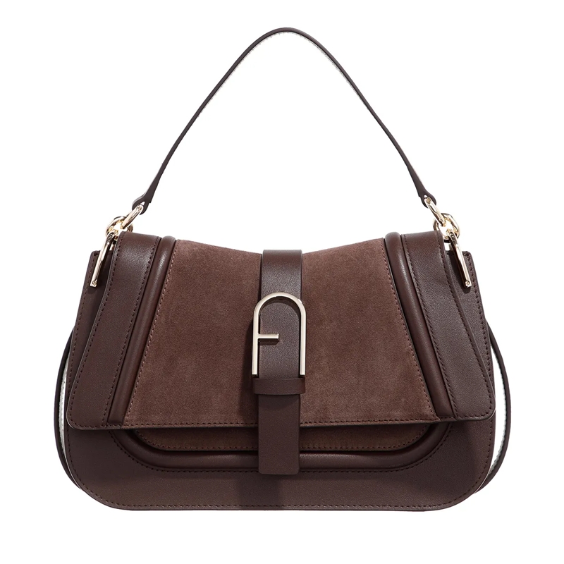 Furla Crossbody Bag Furla Flow M Top Handle Toni Espresso
