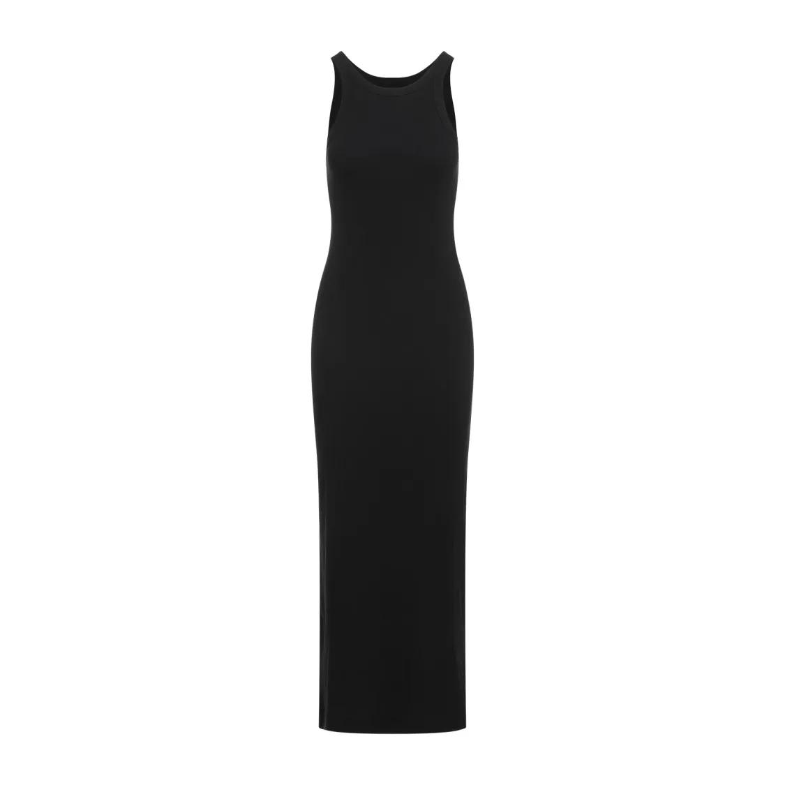 TOTEME - Curved Rib Tank Long Dress - Größe S - schwarz