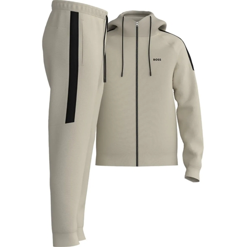 Hugo  Boss Heren Trainingspak Wit 50519395/131 Tracksuit weiß