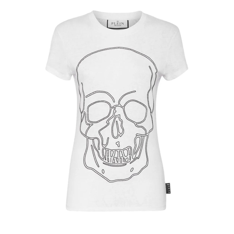 Philipp Plein T-Shirt T-Shirt Skull weiss