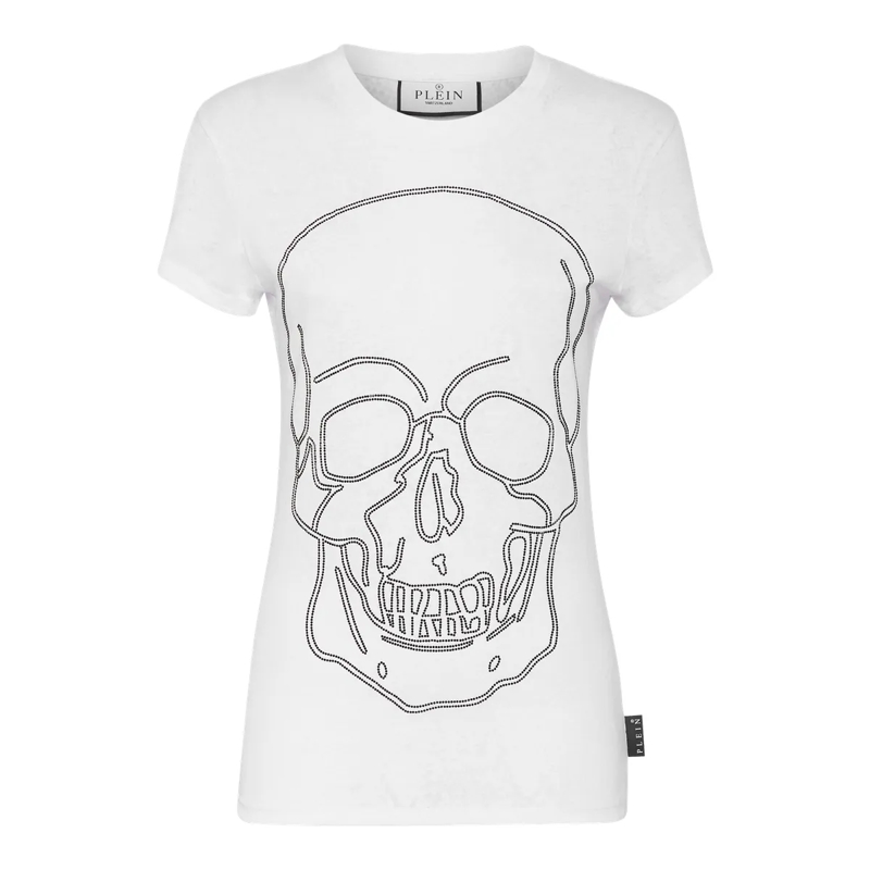 Philipp Plein T-Shirt T-Shirt Skull weiss