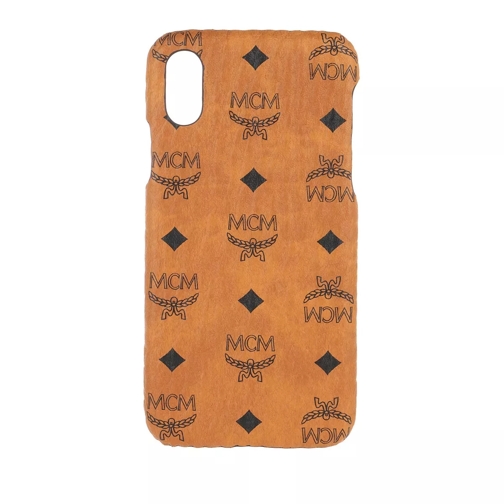 MCM Visetos Original iPhone Case X/XS Cognac Telefonfodral