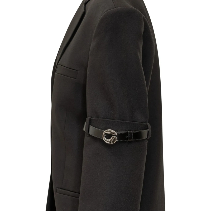 Coperni Blazer Coperni Blazer Nero con Dettaglio Cinturini schwarz(Image 4)