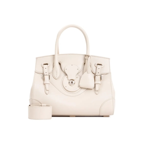 Polo Ralph Lauren Ricky Cream Calf Leather Handbag Neutrals Sac à bandoulière