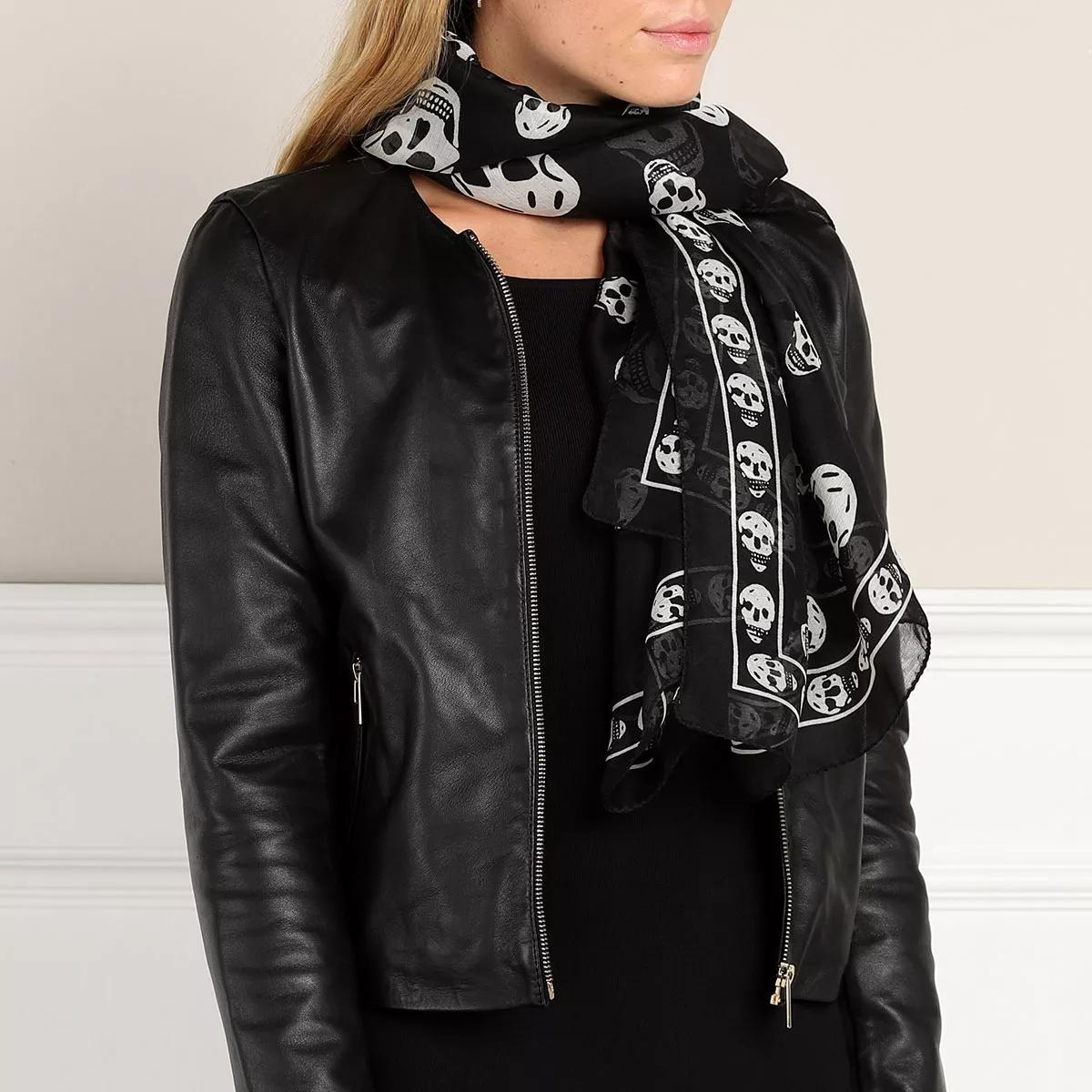 Black skull outlet scarf