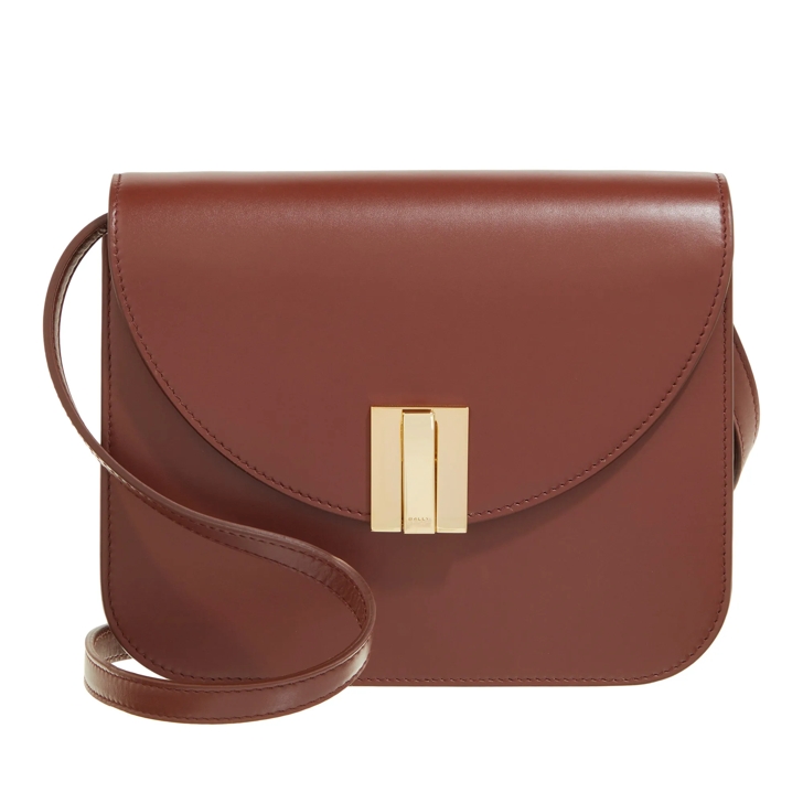 Bally Ollam Flap Russet 24 Y.Gold Crossbody Bag